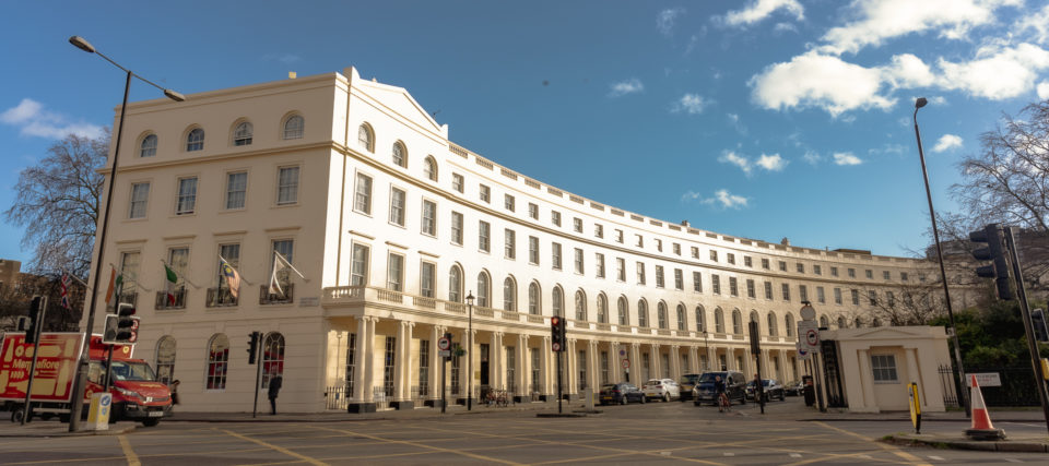 A picture of International Students House on Park Crescent in central London