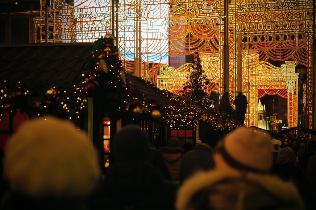 A Christmas market