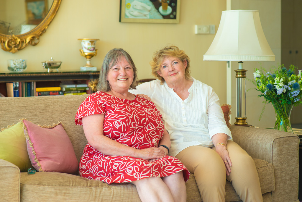 Portrait of Rosamund and Jilly 