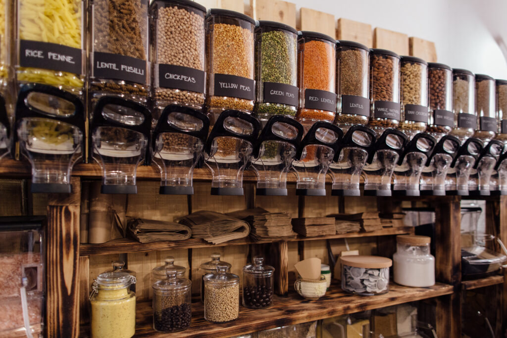 Zero waste store.