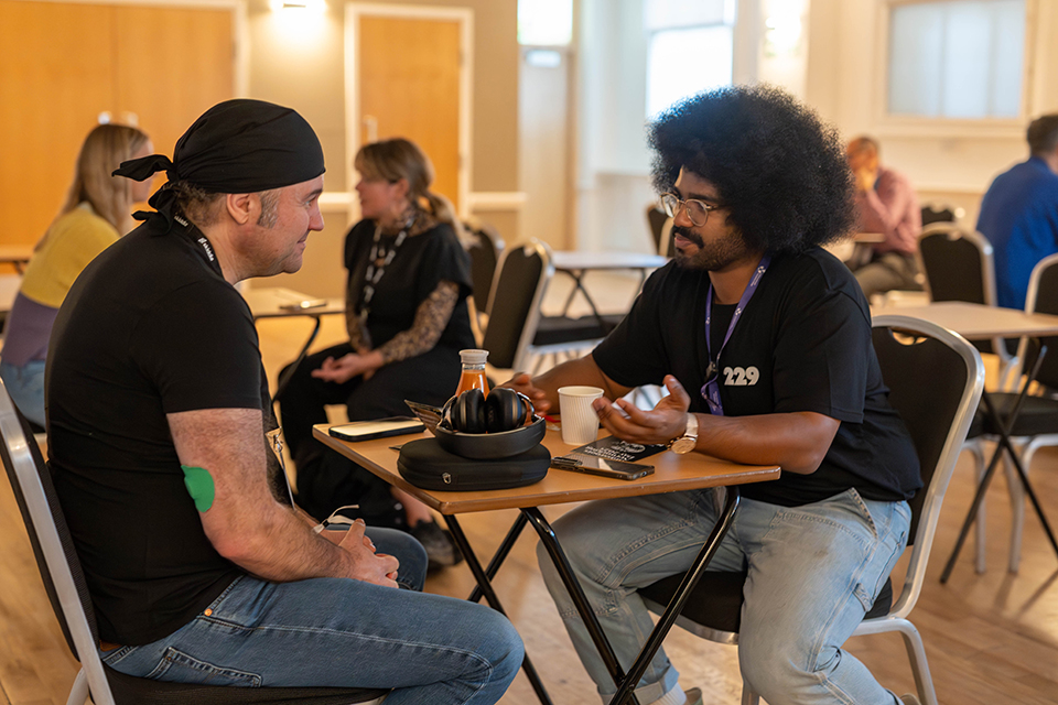 People using life skills by connecting at a networking event in The Portland at ISH Venues