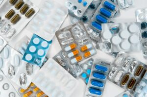 A bunch of medicine