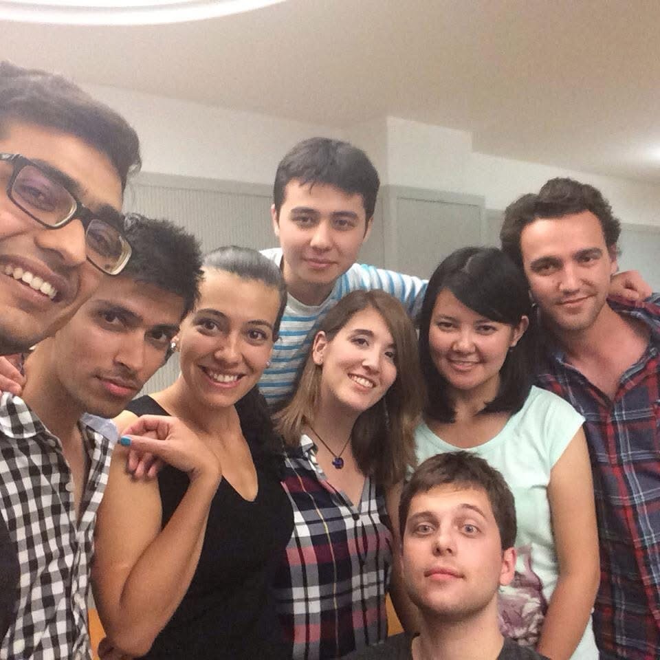 Ana with a group of friends she made at IS|H