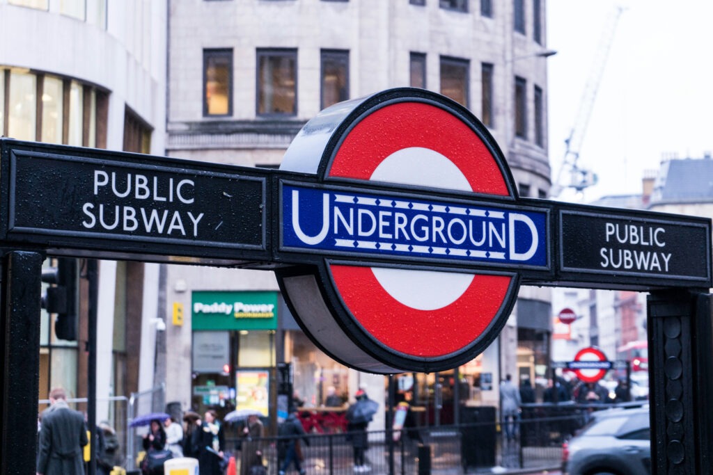 A London Underground sign showing life in London by Joseph Balzano