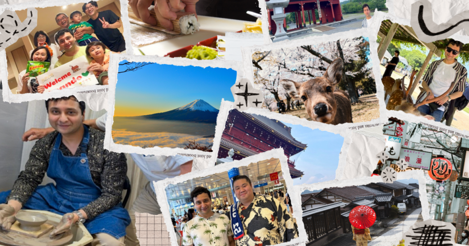 – international students house anando's japan trip scrapbook photos