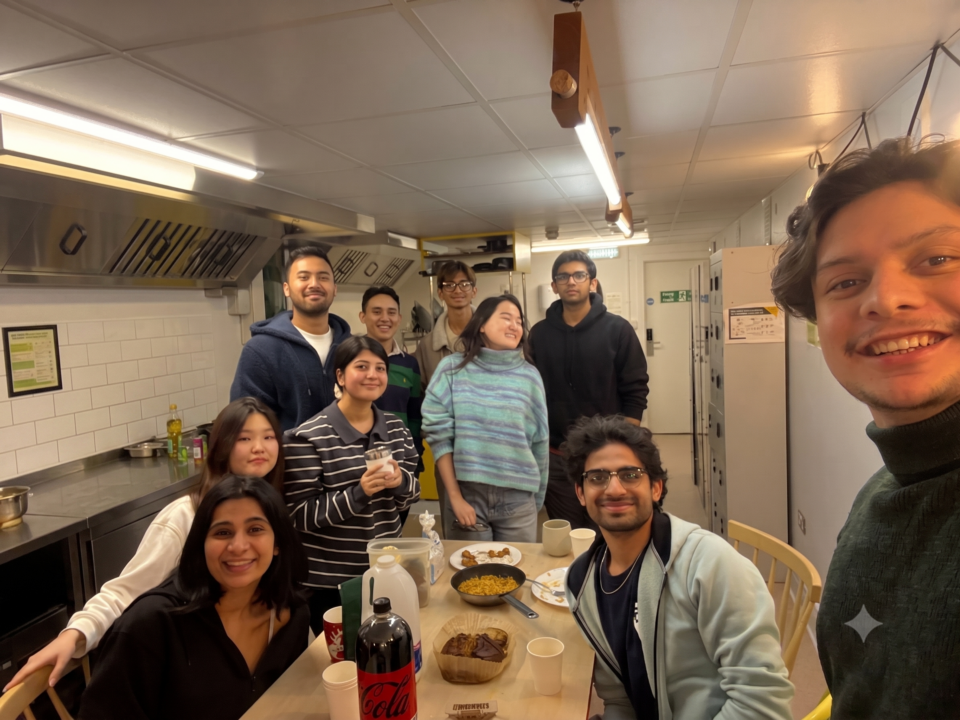 – international students house ish residents in wills house kitchen
