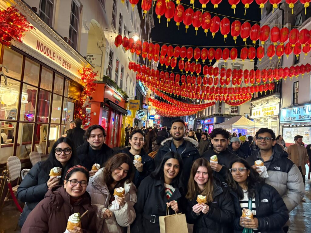 – international students house friends from ish in chinatown, london, uk